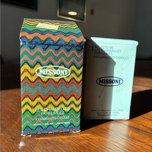Vintage Missoni Multicolor Zigzag Fragranced Candles